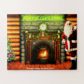 kerstcadeautjes van Santa Claus Legpuzzel (Horizontaal)