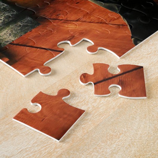 kerstcadeautjes van Santa Claus Legpuzzel (Zijkant)