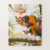 kerstcadeautjes van Santa Legpuzzel (Verticaal)