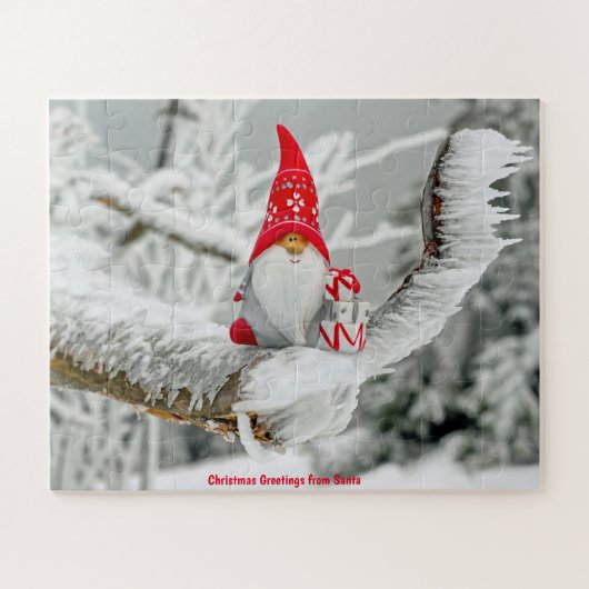 kerstcadeautjes van Santa Legpuzzel (Horizontaal)