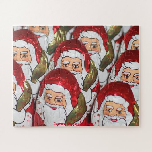kerstcadeautjes van Santa Legpuzzel (Horizontaal)