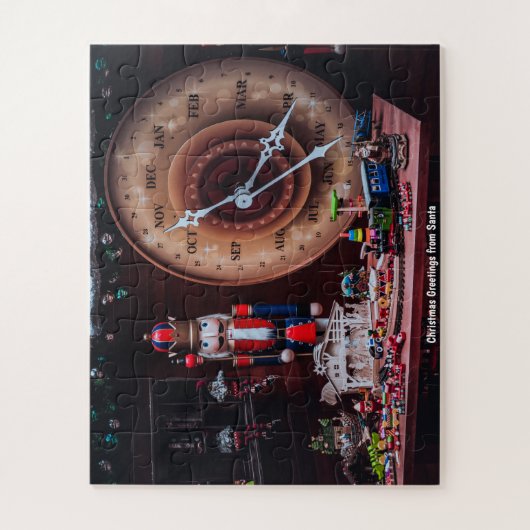 kerstcadeautjes van Santa Legpuzzel (Verticaal)