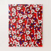 kerstcadeautjes van Santa Legpuzzel (Verticaal)