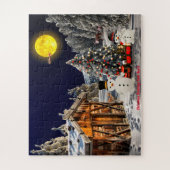 kerstcadeautjes van Santa Legpuzzel (Verticaal)