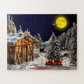 kerstcadeautjes van Santa Legpuzzel (Horizontaal)