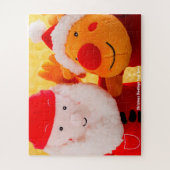 kerstcadeautjes van Santa Legpuzzel (Verticaal)