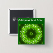 kerstcadeautjes_ vierkante button 5,1 cm (Voorkant /achterkant)