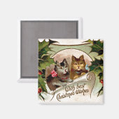 kerstcadeautjes - Vintage-kerstdesign, Magneet (Voorkant / Achterkant)