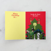 kerstcadeautjes vol Wenskaart Kaart (Binnen)