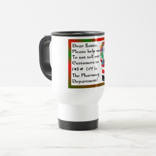 kerstcadeautjes voor apothekers reisbeker (Voorkant links)