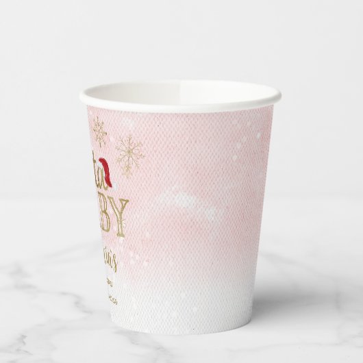 kerstcadeautjes voor Baby showers met kerstcadeaus Papieren Bekers (Links)