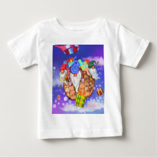 kerstcadeautjes voor Baby-T-Shirt Gnomen