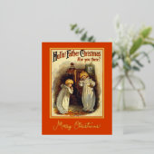  kerstcadeautjes voor baby's folie feestdagen briefkaart (Staand Voorkant)