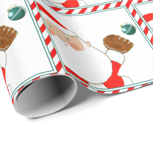 kerstcadeautjes voor Baseball Wrapping Paper Cadeaupapier