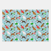 kerstcadeautjes voor bonenkootjes inpakpapier vel (Voorkant 3)