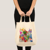 kerstcadeautjes voor Canvas tas (Voorkant (product))