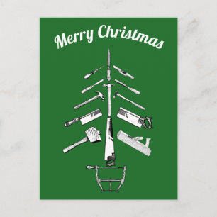 kerstcadeautjes voor Carpentry Tools Feestdagenkaart