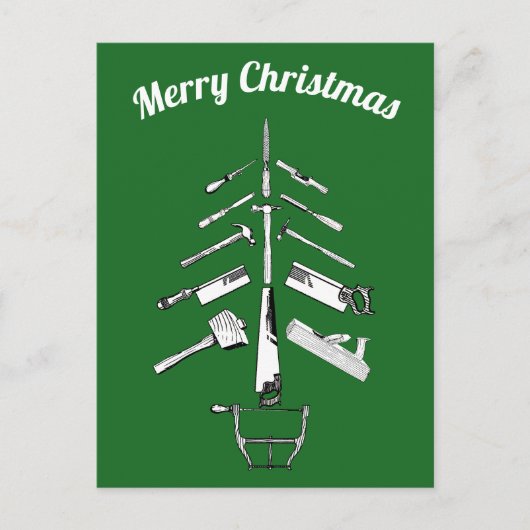 kerstcadeautjes voor Carpentry Tools Feestdagenkaart (Voorkant)