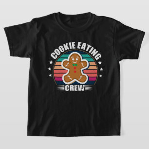 kerstcadeautjes voor de familie Cookie Eating Crew T-shirt