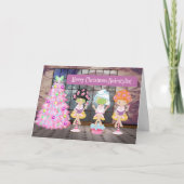 kerstcadeautjes voor de Kaart van Haarstylist Holi (Voorkant)