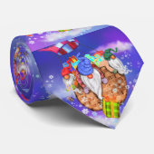 kerstcadeautjes voor een ballon en cadeautjes stropdas (Opgerold)