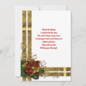 kerstcadeautjes voor een platte feestdag feestdagenkaart (Achterkant)