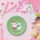 kerstcadeautjes voor feestdagen, kerstmis en Beer, Papieren Bordje (Feest)