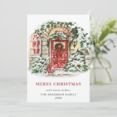 kerstcadeautjes voor feestelijke feestelijke feest feestdagenkaart (Staand voorkant)