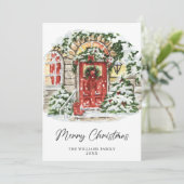 kerstcadeautjes voor feestelijke feestelijke feest feestdagenkaart (Staand voorkant)