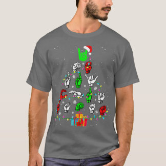 kerstcadeautjes voor gebarentaal t-shirt