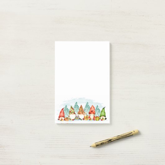 kerstcadeautjes voor Gnome Postit Post-it® Notes (Op bureau)