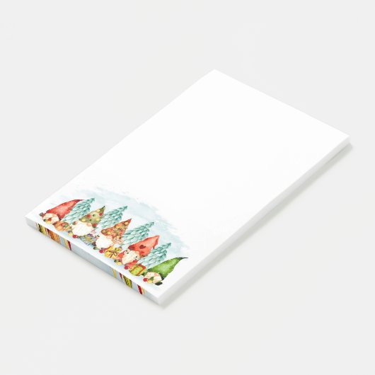 kerstcadeautjes voor Gnome Postit Post-it® Notes (Schuin)