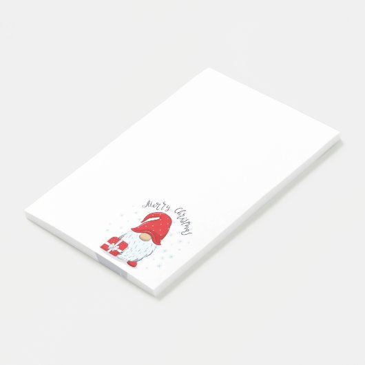 kerstcadeautjes voor Gnome Postit Post-it® Notes (Schuin)