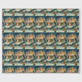 kerstcadeautjes voor kerstcadeautjes cadeaupapier (Vlak)