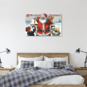 kerstcadeautjes voor kerstcadeautjes canvas afdruk (Insitu (Slaapkamer))