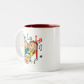 kerstcadeautjes voor kerstcadeautjes tweekleurige koffiemok (Voorkant links)