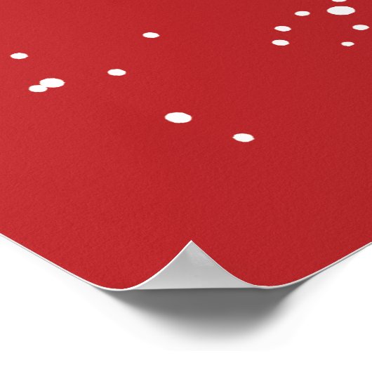 kerstcadeautjes voor kerstmis poster (Hoek)