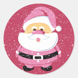 kerstcadeautjes voor kerstmis ronde sticker