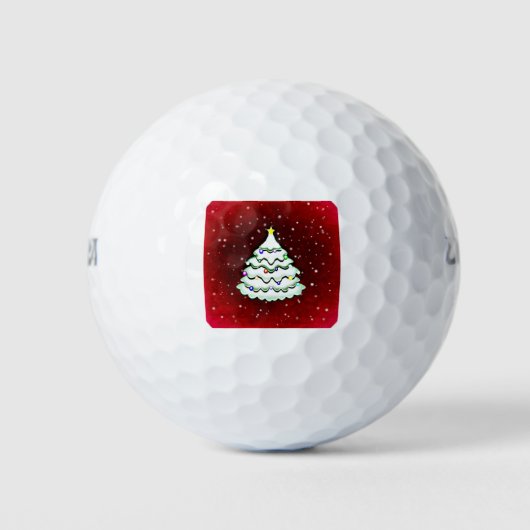 kerstcadeautjes voor kerstWenskaart Golfballen (Voorkant)
