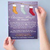 kerstcadeautjes voor kinderen flyer (Hand)