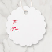 kerstcadeautjes voor Label met brede smaak (Achterkant)