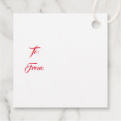 kerstcadeautjes voor Label met brede smaak (Achterkant)