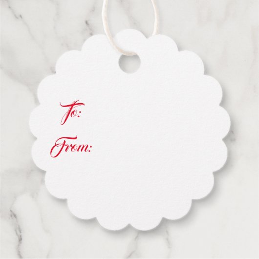 kerstcadeautjes voor Label met brede smaak (Achterkant)