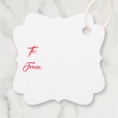 kerstcadeautjes voor Label met brede smaak (Achterkant)