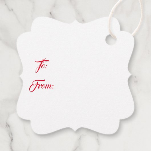 kerstcadeautjes voor Label met brede smaak (Achterkant)