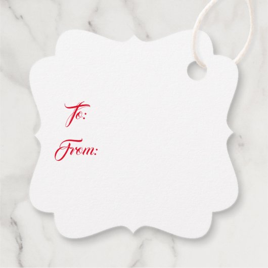 kerstcadeautjes voor Label met brede smaak (Achterkant)