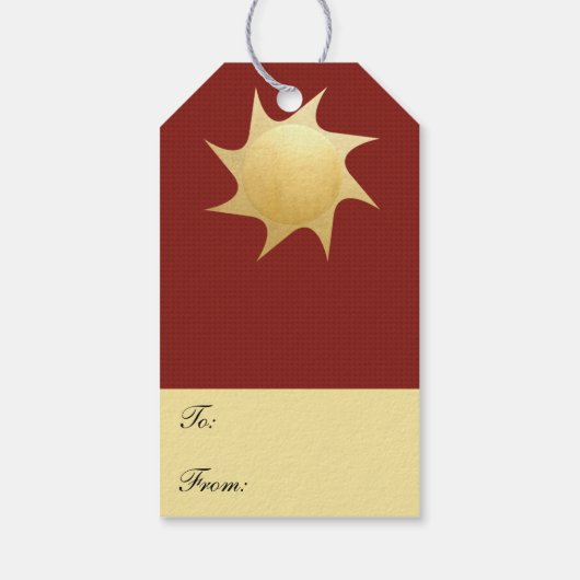 kerstcadeautjes voor labels cadeaulabel (Achterkant)