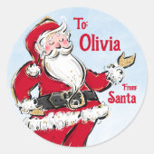 kerstcadeautjes voor Labels van kerstcadeaus van k (Voorkant)