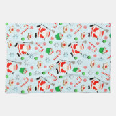 kerstcadeautjes voor Lacrosse kerstfeestmaal Theedoek (Horizontaal)