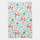 kerstcadeautjes voor Lacrosse kerstfeestmaal Theedoek (Verticaal)